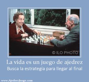 La vida es un juego de ajedrez Busca la estrategia para llegar al final