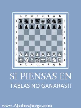 Ajedrez tablas
