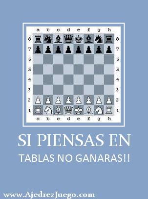 Ajedrez tablas