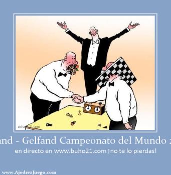 Anand - Gelfand Campeonato del Mundo 2012 en directo en www.buho21.com ¡no te lo pierdas!
