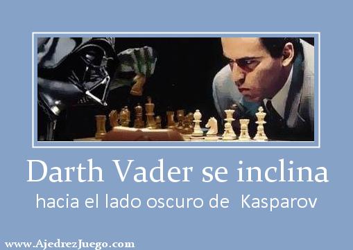 Darth Vader se inclina hacia el lado oscuro de  Kasparov